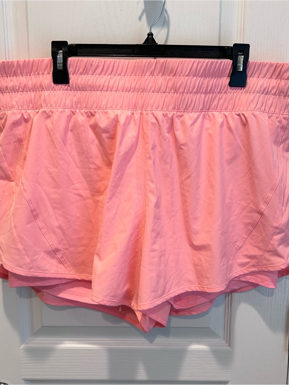 Avia Women’s Neon Pink Compression Athletic Running Shorts Sz. XXL(20) Pull On